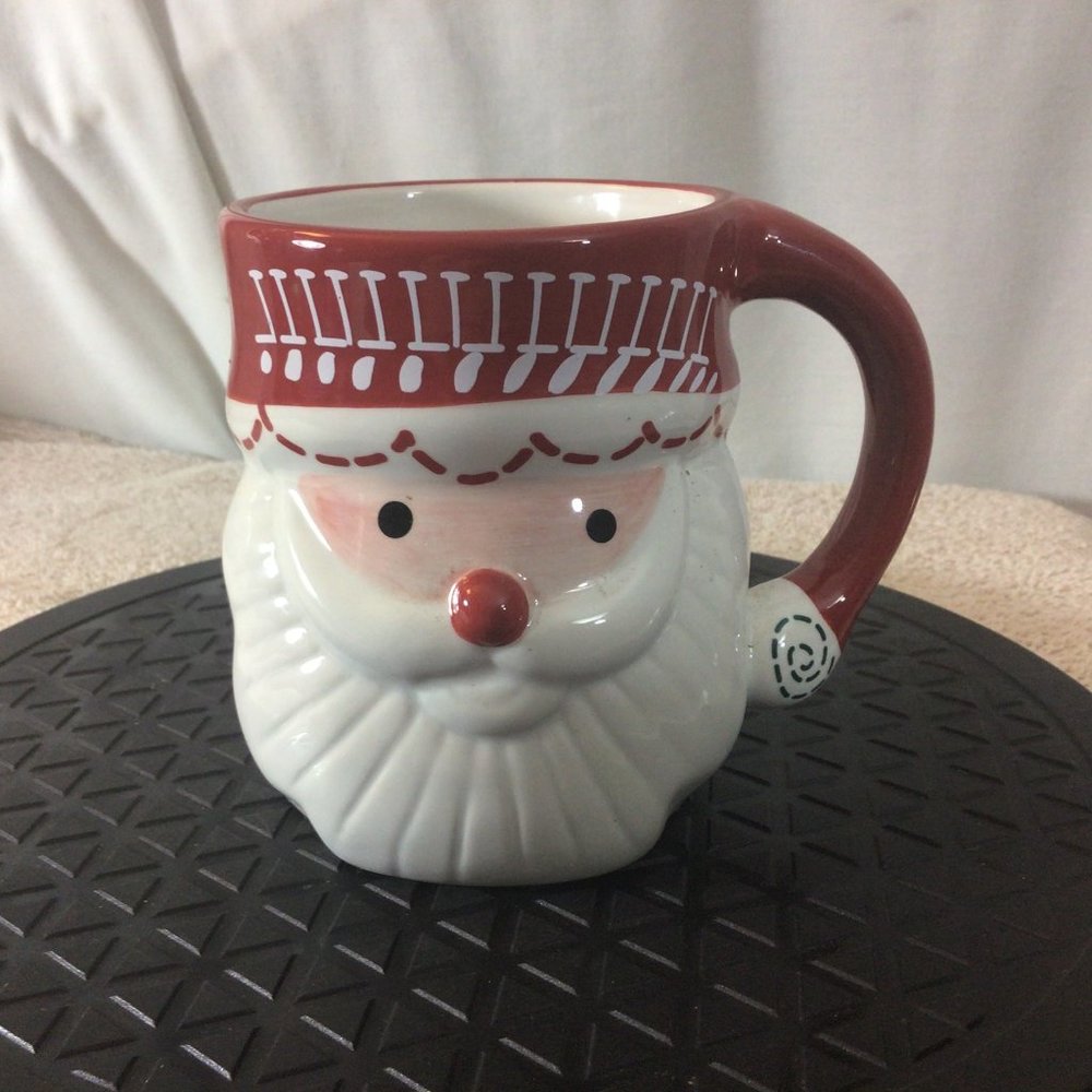 Vtg Holiday Home SANTA CLAUS Coffee Mug